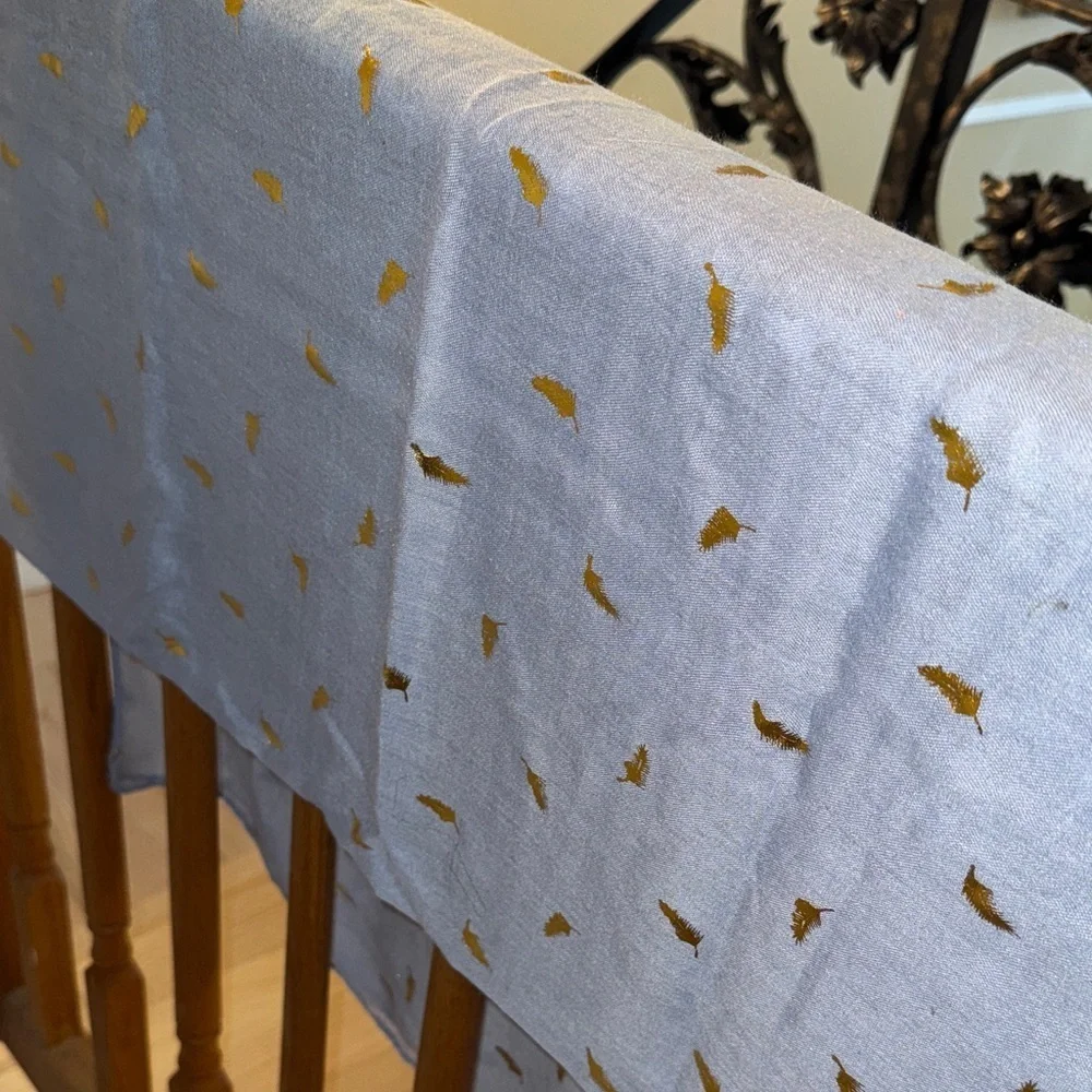 Blue and Gold Women's Scarf